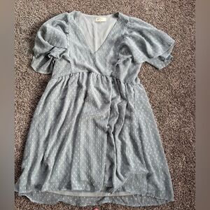 A Beautiful Soul light bluish gray dress